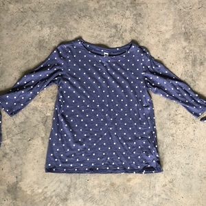 Polka Dot Tie Top